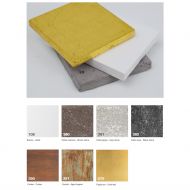 HUG SQ Wandspot aus keramischen Material Ausgangsmaterial der Leuchten ist die samtweie Gipsvariation. Weitere Oberflchen wie Gold oder Corten auf Anfrage.
