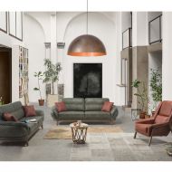 CUIVRE Sehr groe Hngeleuchte aus Italien Groe Leuchte fr groe Rume.