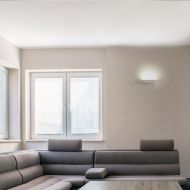 CLUB Rechteckige Wandleuchte aus Keramik Wohnzimmer Wandleuchte up light.
