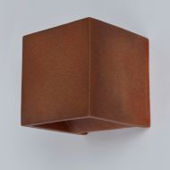 RUDI Quadratische LED Wandleuchte aus Keramik Lichtaustritt nach oben und unten (Up&down light).