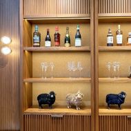 NABILA Kleine Glas-Wandleuchte Dekorative Wandleuchte, Weinbar Zegna, Shanghai