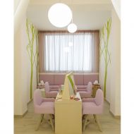 LUNAR Pendelleuchte mit rundem, weiem Glas Die Leuchte in verschiedenen Gren kombiniert.