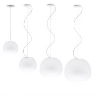 CLEA Italienische Pendelleuchte mit Opalglas Die Pendelleuchte ist in vier Gren lieferbar.