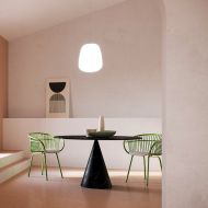 VINCENT Pendelleuchte mit weiem Glas Zeitgenssisches Interior Design mit der Glas-Hngeleuchte.