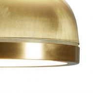 MOLLY M Halbrunde LED Wandleuchte oder Deckenleuchte mit Farbvariationen aus Messing oder Kupfer Auergwhnliche Farbkombinationen.