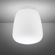 VINCENT Italienische Deckenleuchte mit Opalglas Deckenleuchte mit weiem, lnglichem Glas.