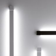 PIVOT Lange LED Wand- oder Deckenleuchte Die lange, schmale Designleuchte in Wei, Hellgrau und Anthrazit.