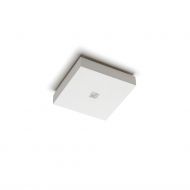 FLAT Flache LED Deckenleuchte Dezente Deckenleuchte mit LED, Kantenlnge 10cm.