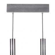 Deckenbaldachin, rechteckig mit 2-4 Auslssen Deckenbaldachin mit 2 Kabelausgngen im Abstand 24 cm.