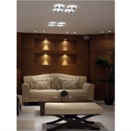 LUI Einbaustrahler mit quadratischem Klarglas Elegante Beleuchtung fr gehobenes Ambiente.