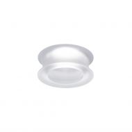 ELI Einbaustrahler mit Kristallglas Hier der Diffusor mit mattiertem Glas.