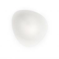 NEOCHIC Organische Wandleuchte mit weiem satiniertem Glas Mittlere Gre der Wandlampe.