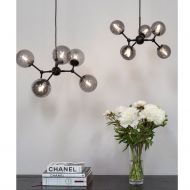 ELEMENTS 6-flammige Kugellampe Die beiden Gren im Vergleich.