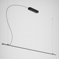 SUSPENDED Moderne LED Hngeleuchte Extra Lang und schmal. Elegante Tischleuchte von 2 Meter Lnge.