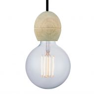 BOW Lampenpendel aus Holz Lampenpendel hier mit Halterung aus hellem Holz.