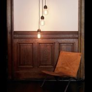 BOW Lampenpendel aus Holz Mehrfach gehngt in Reihe oder Kaskade.