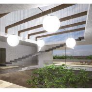 SCUTI Extra groe LED Kugel-Leuchte Ausleuchtung von sehr groen Rumen mit SCUTI.