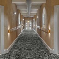 MUSE Italienische Wandleuchte Beleuchtung im Hotel-Flur mit der Wandleuchte.