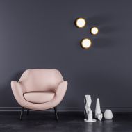 MUSE Italienische Wandleuchte Glnzende Design Leuchte  frisch und elegant!