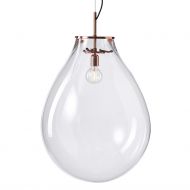 TIM Exklusive Glas-Pendelleuchte Trendberdauerndes Design und bestndige Materialien charakterisieren diese Leuchte.