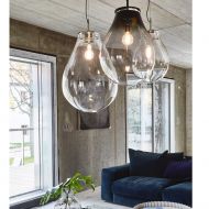 TIM Exklusive Glas-Pendelleuchte Als Ensemble gehngte Varianten der Leucht.