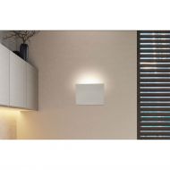 KEIDAI Geschwungene Wandleuchte aus Keramik Schlichte, indirekte Beleuchtung mit der flachen Wandleuchte fr die Kche.