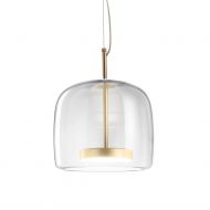 JUBE Zeitlose LED Glaspendelleuchte aus Italien Italienische Glaspendelleuchte mit LED, Kristall.