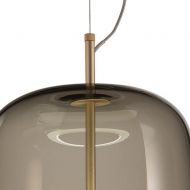 JUBE Zeitlose italienische LED Glaspendelleuchte mit Diffusor Aufhngung des LED Strahlers.