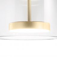 JUBE Zeitlose groe LED Glaspendelleuchte aus Italien Moderne LED Technik in klassisch schnem Gehuse.