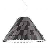 BARBEAU Groe Design Hngeleuchte Farbvariante der groen Hngeleuchte in Grau.