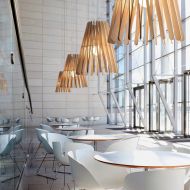 PIANO Groe Design Hngeleuchte aus Holz Moderne und Natrlichkeit. Hngeleuchten aus Italien.