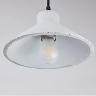 LENKA 5 Pendelleuchte mit Zement-Schirm Der Zement-Lampenschirm mit  25 cm.