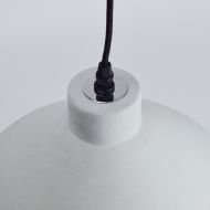 LENKA 5 Pendelleuchte mit Zement-Schirm Abgerundete, glatte Oberflche des Schirms.