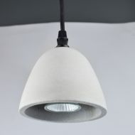 JANA Zement Leuchte mit extra langem Kabel Bestckt mit einer GU10 Strahlerlampe.