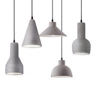 LENKA 2 pendant light with cement shade Leuchten Kollektion mit Lampenschirmen aus Zement