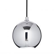 BEAT Chrom-Kugel Hngeleuchte Klassische Metall-Kugellampe in Chrom.