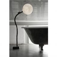 MICRO LUNA PIANTANA Design Stehleuchte aus Italien LUNA Bodenstehleuchte mit 1 Meter flexiblem Arm.