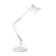 LUBINA Schreibtischleuchte mit Federgelenken Die Federgelenk-Tischleuchte in Wei.