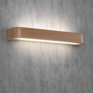URS Lange Wandleuchte mit Blende aus Holz Schne Wandleuchte mit Up&Down Licht.
