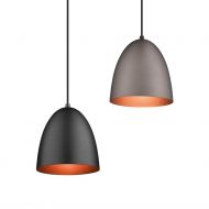 THE CLASSIC Pendelleuchte mit Metallschirm Moderne Metallschirm Pendelleuchte in Schwarz, Nickel oder Oxid.