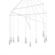 UDO MOBILEE Lampenpendel in Schwarz 10-flammige Ausfhrung der Pendelleuchte.