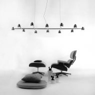 SPIDER Long design pendant light in gold, black chrome or brass Tolle Design Leuchte auch in extra Lang. Oberflche Schwarzchrom.