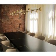 SPIDER Long design pendant light in gold, black chrome or brass Hervorragende Optik mit hoher Funktionalitt.