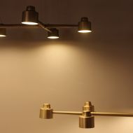 SPIDER Lange Design-H�ngeleuchte Designleuchte in Messing oder Bronze.
