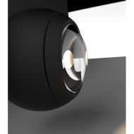 BERRIER Hochwertiger LED Deckenstahler Pulverbeschichtete, schwarze Oberflche der Leuchte.