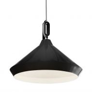 DRIYOS 2 Design pendant light 50 cm Groe Design-Hngeleuchte in matt Schwarz.