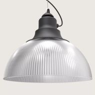 BERLINO Industriedesign Hngeleuchte mit Pressglas Moderne Industrie-Design Hngeleuchte.