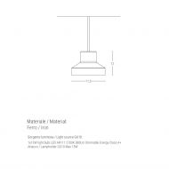 NOX Kleine schwarze Design Hngeleuchte Abmessung der kleinen, schwarzen Leuchte.