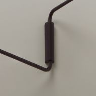 GORDON 2-flammige Italienische Wandleuchte mit beweglichen Schirmen Elegantes Wandteil fr zwei bewegliche Wandarme.