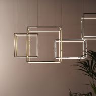CUBE Elegante kubische LED H�ngeleuchte Elegante, moderne H�ngeleuchten mit subtilem Lichteffekt.